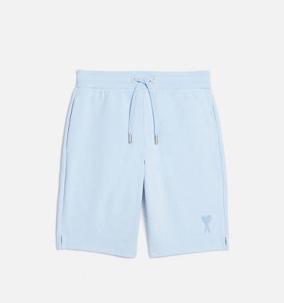 Blue Ami Paris Ami de Coeur Shorts | ami_IE511