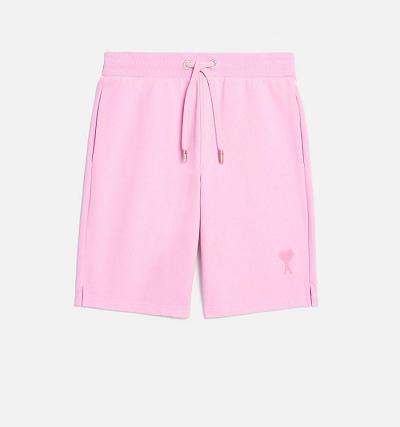 Pink Ami Paris Ami de Coeur Shorts | ami_IE147