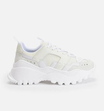 White Ami Paris Lucky 9 Sneakers | ami_IE215