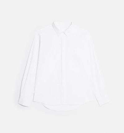 White Ami Paris Tonal Ami de Coeur Shirts | ami_IE309