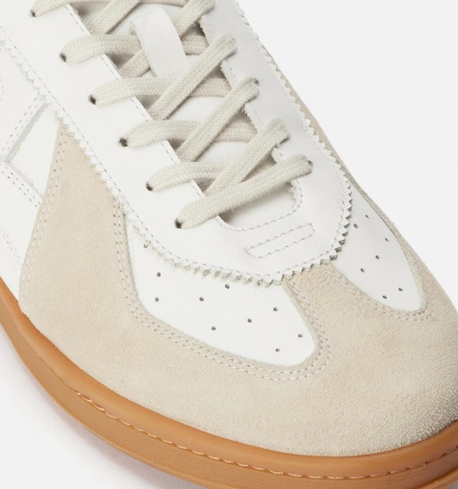 Beige Ami Paris Ami Tennis Sneakers | ami_IE348