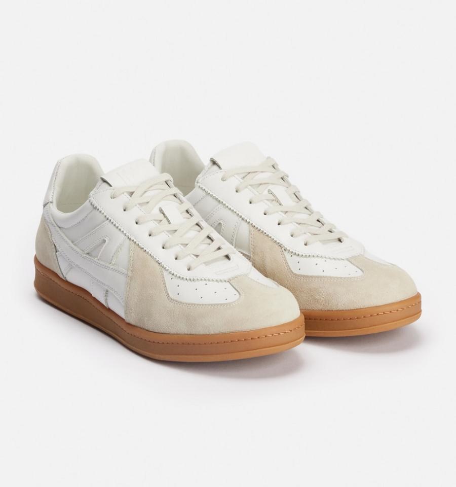 Beige Ami Paris Ami Tennis Sneakers | ami_IE537