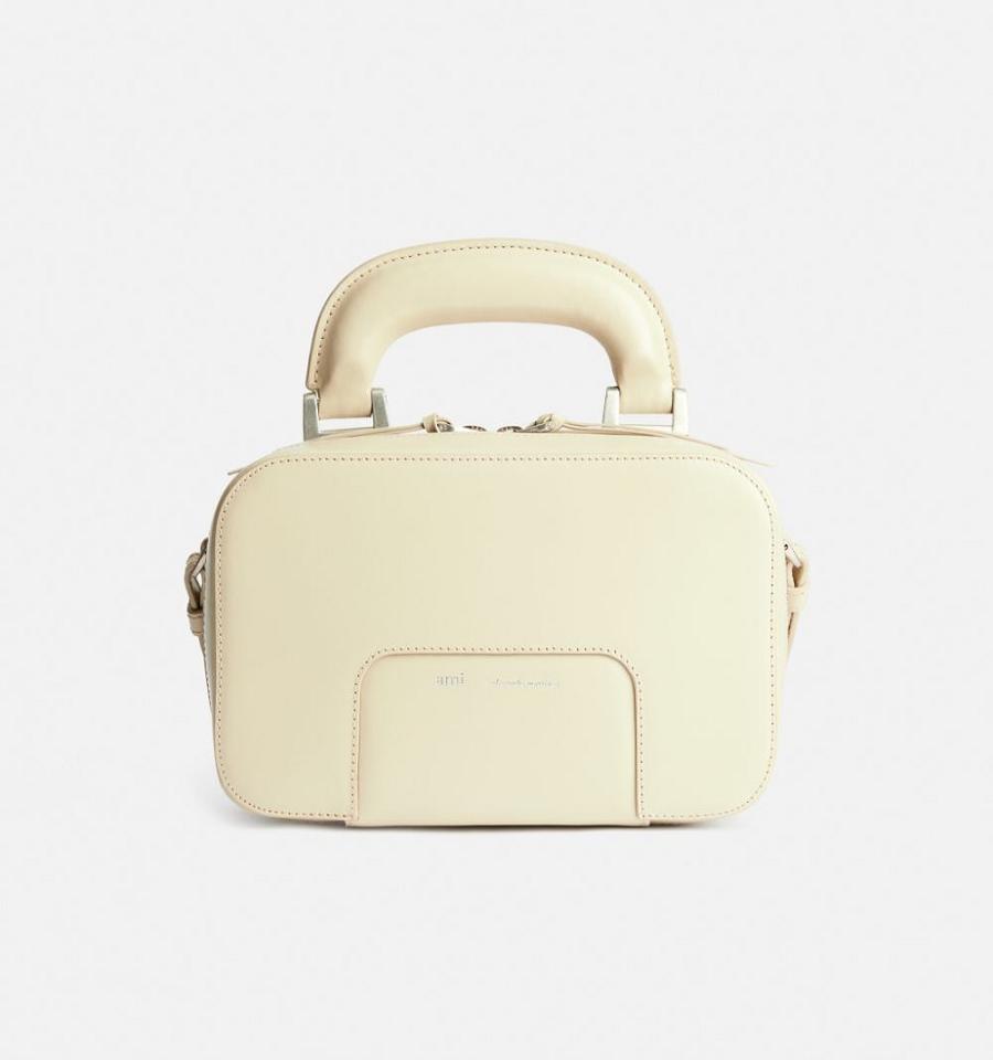 Beige Ami Paris Case Bags | ami_IE337