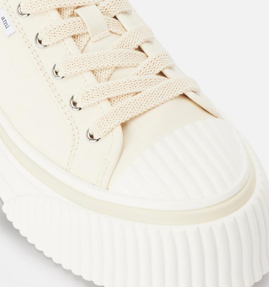 Beige Ami Paris Low Top Ami 1980 Sneakers | ami_IE246