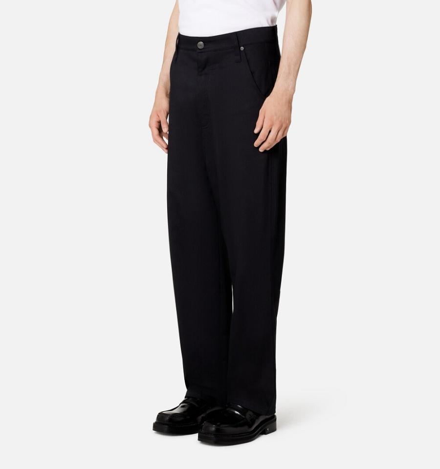 Black Ami Paris Alex Fit Pants | ami_IE111