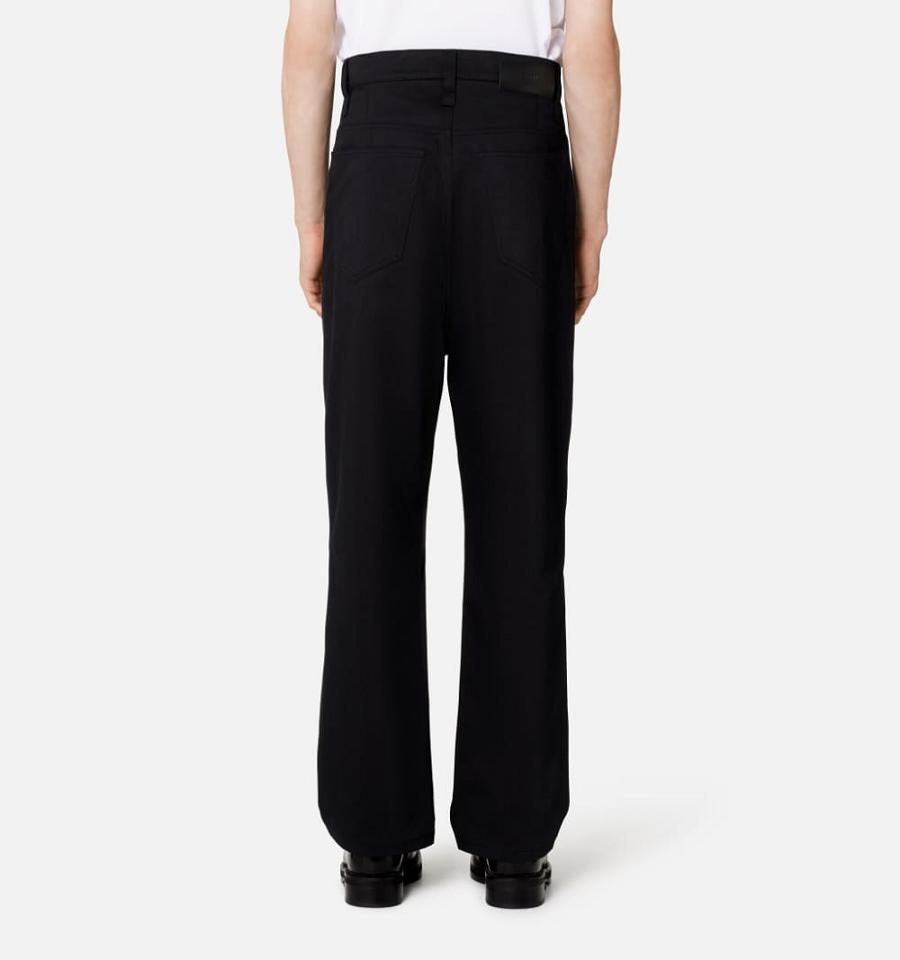 Black Ami Paris Alex Fit Pants | ami_IE111