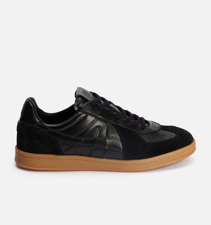 Black Ami Paris Ami Tennis Sneakers | ami_IE578