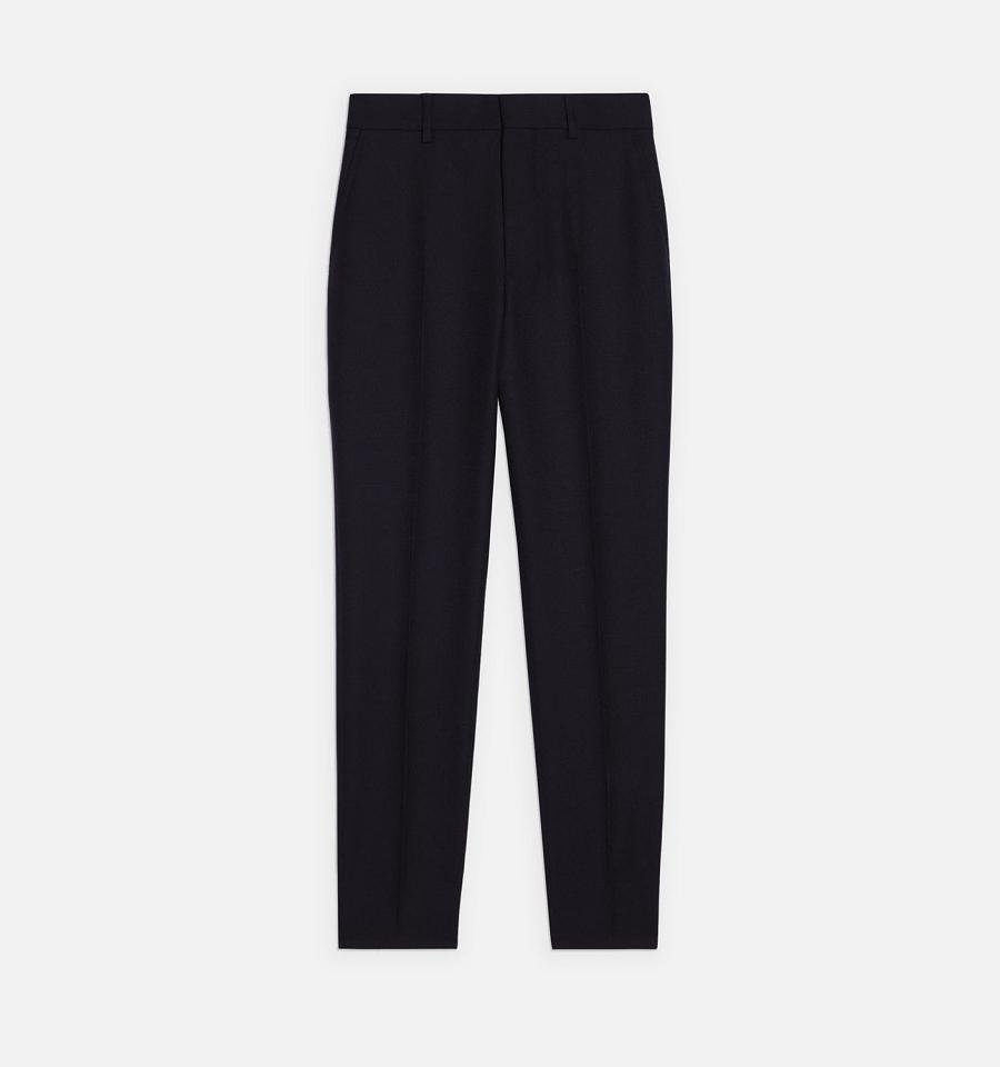 Black Ami Paris Cigarette Fit Pants | ami_IE178