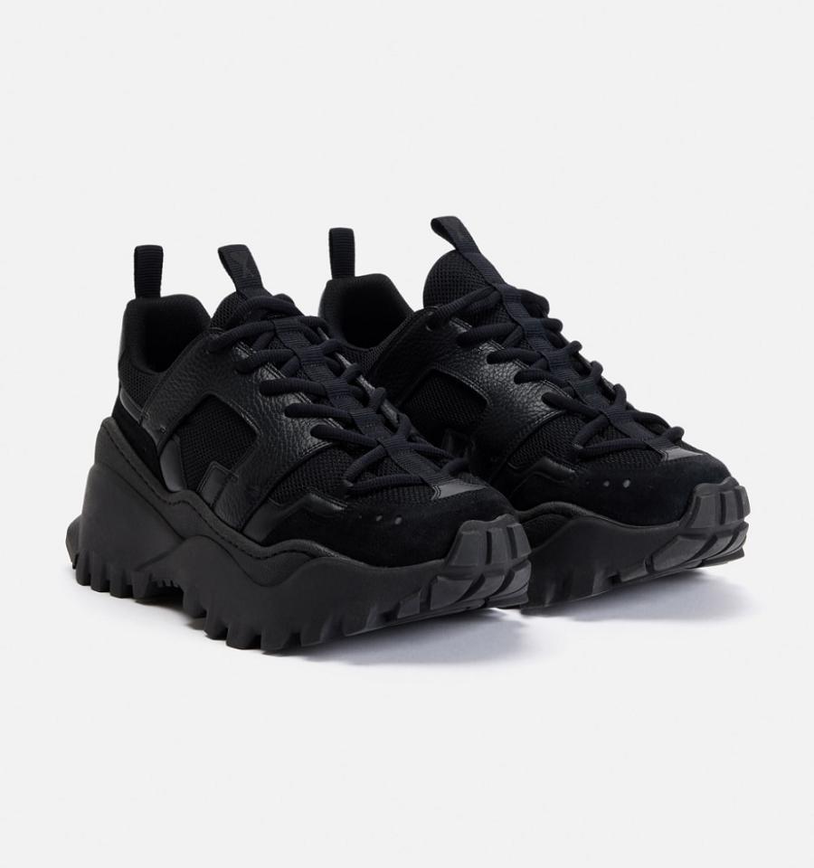 Black Ami Paris Lucky 9 Sneakers | ami_IE403