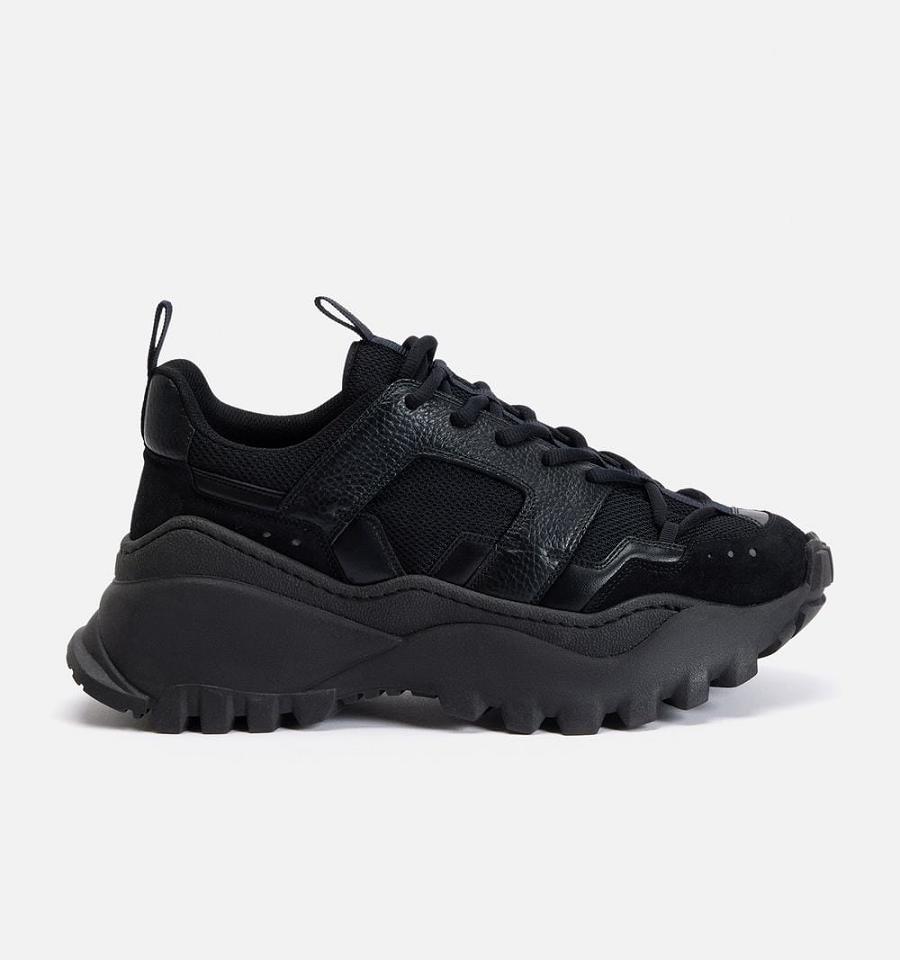 Black Ami Paris Lucky 9 Sneakers | ami_IE403