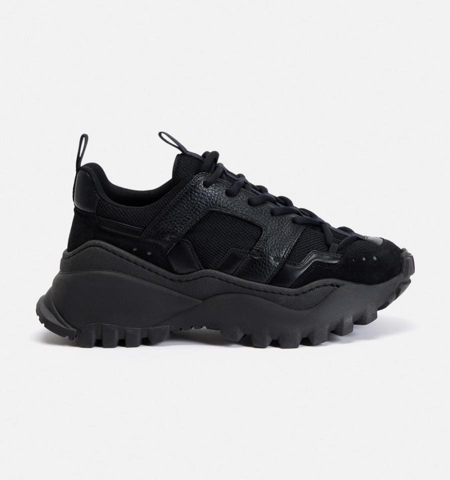 Black Ami Paris Lucky 9 Sneakers | ami_IE469