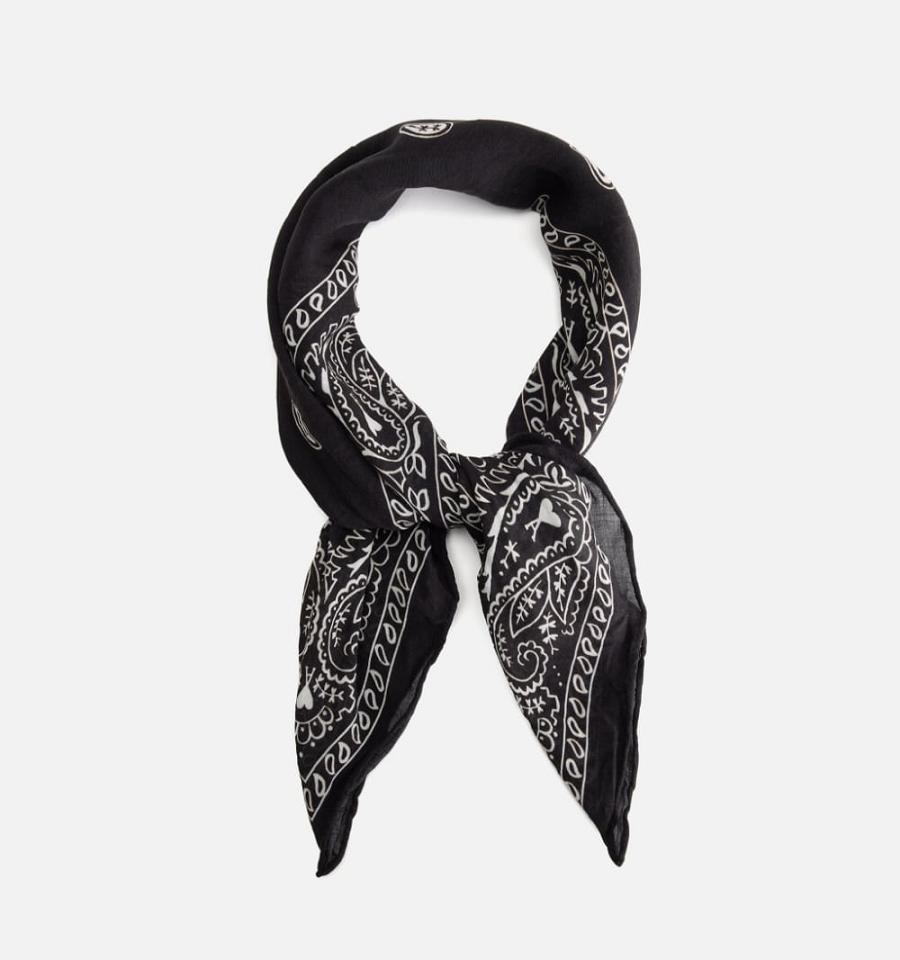 Black Ami Paris Scarves | ami_IE565