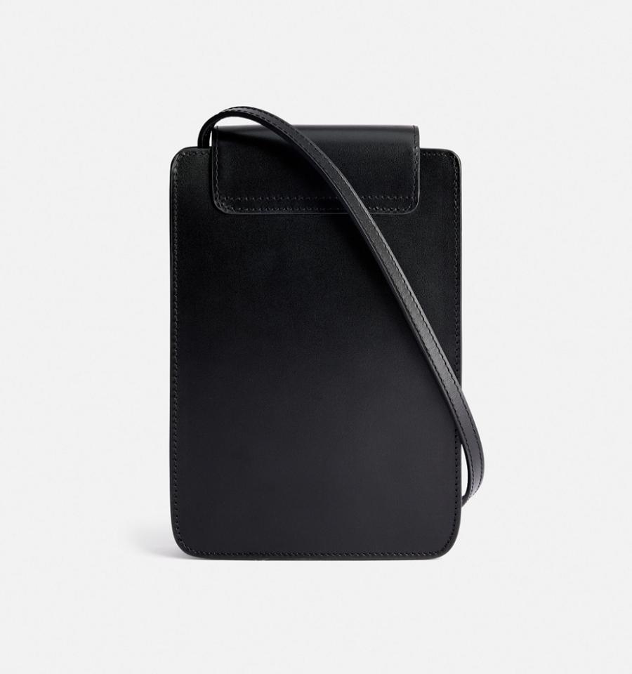 Black Ami Paris Vertical Pouch Bags | ami_IE487