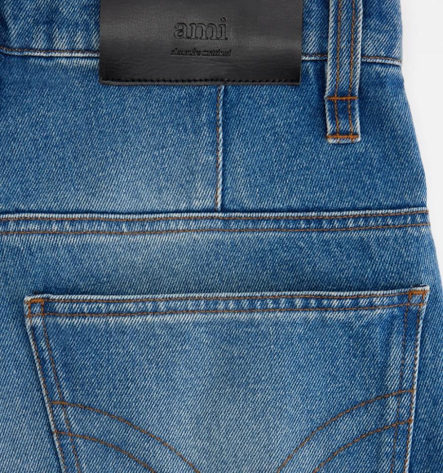 Blue Ami Paris Alex Fit Denim | ami_IE359