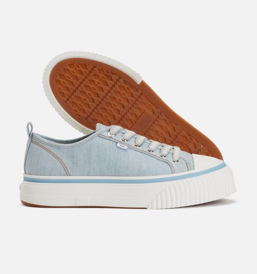 Blue Ami Paris Low Top Ami 1980 Sneakers | ami_IE106