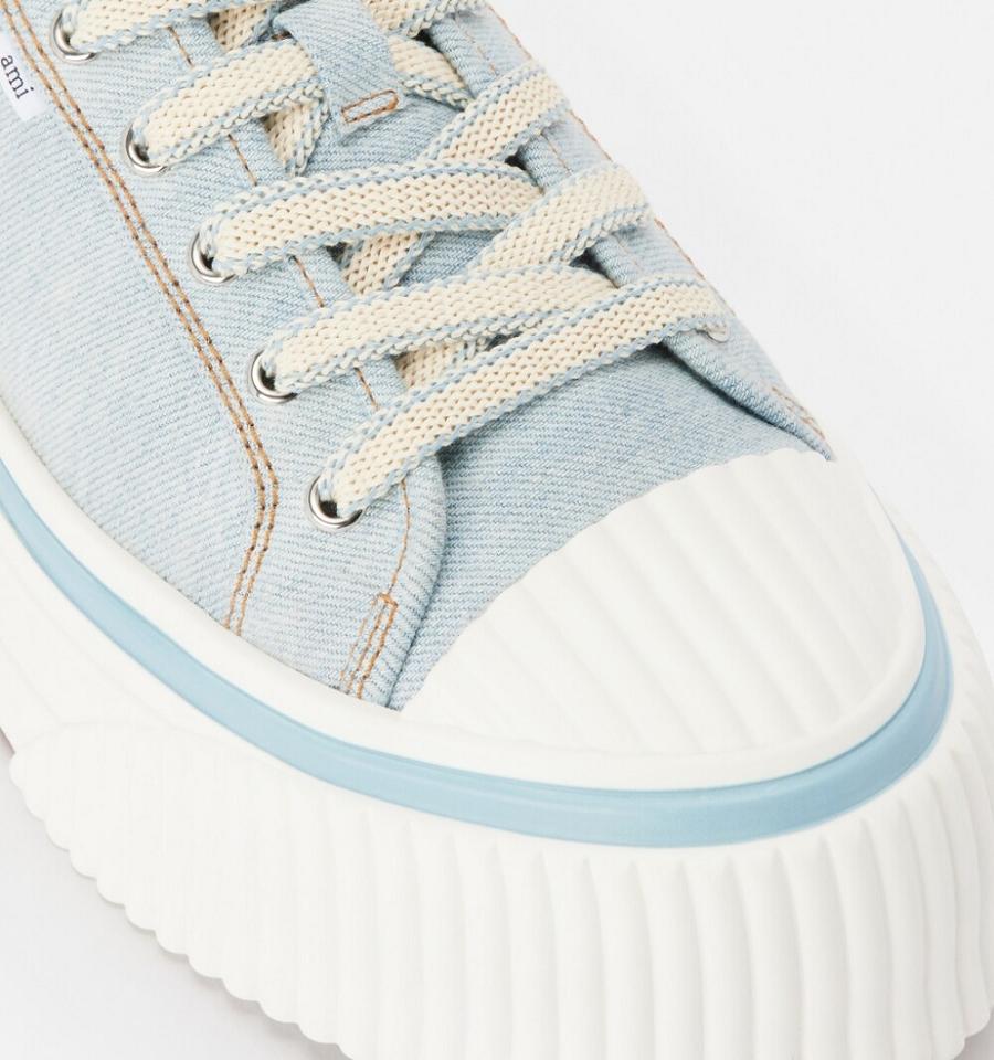 Blue Ami Paris Low Top Ami 1980 Sneakers | ami_IE106