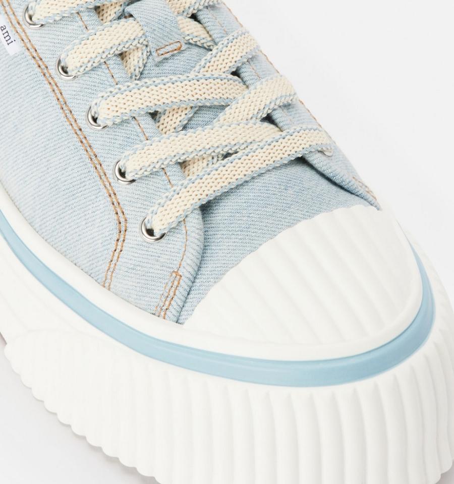 Blue Ami Paris Low Top Ami 1980 Sneakers | ami_IE226