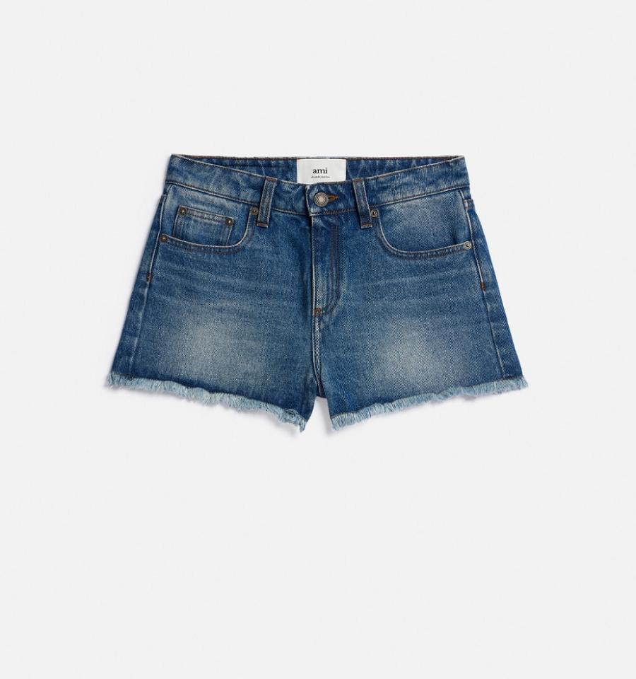 Blue Ami Paris Mini Denim | ami_IE513