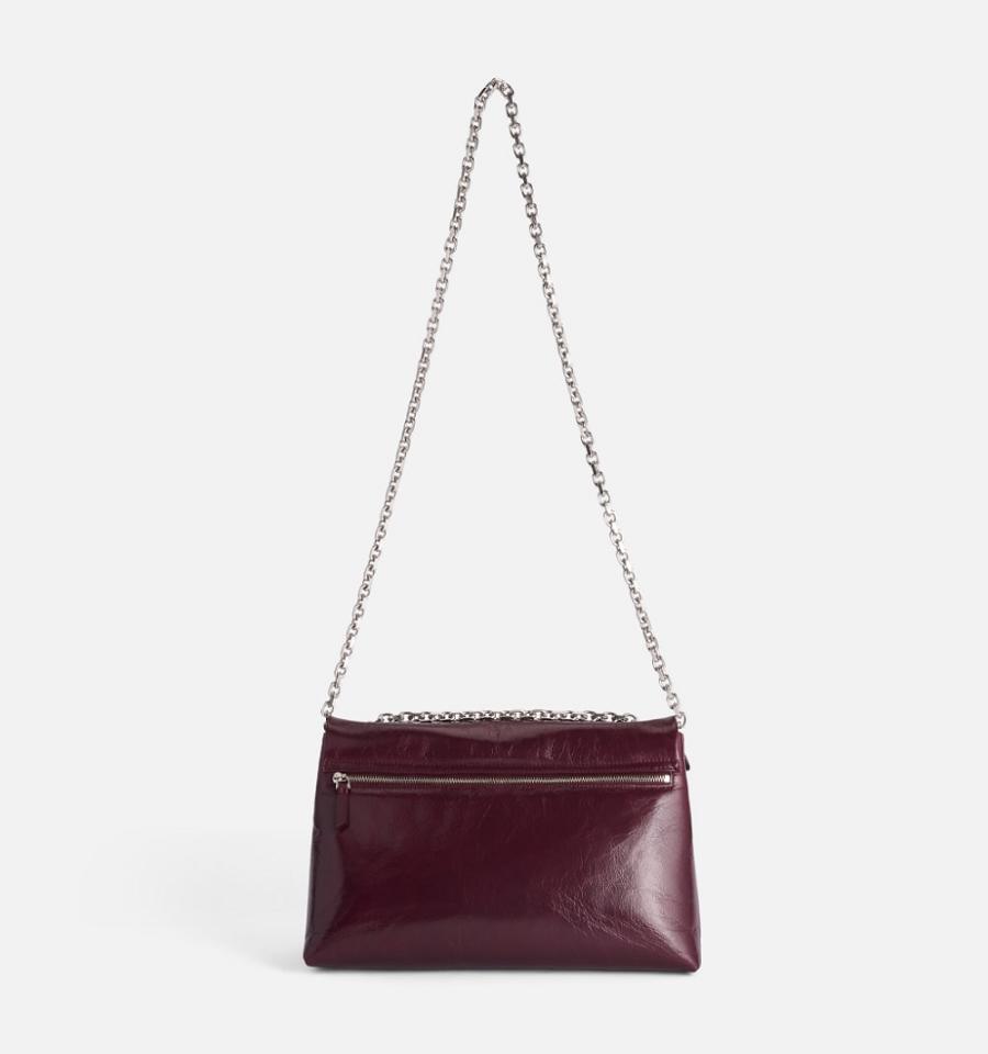 Burgundy Ami Paris Voulez-Vous Bags | ami_IE579