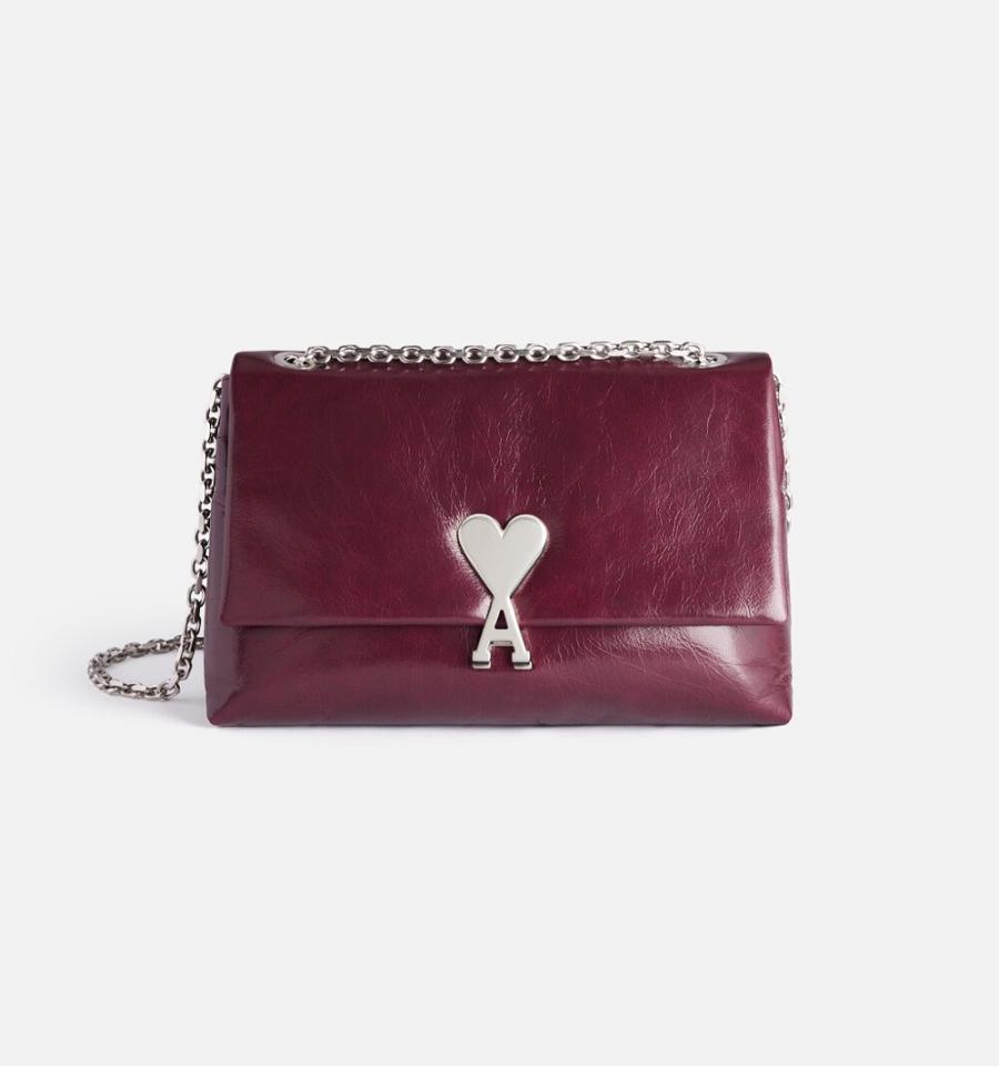 Burgundy Ami Paris Voulez-Vous Bags | ami_IE579