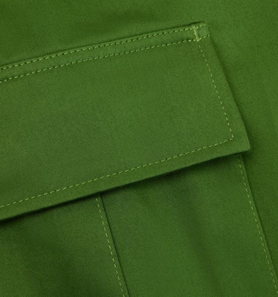 Green Ami Paris Cargo Shorts | ami_IE557