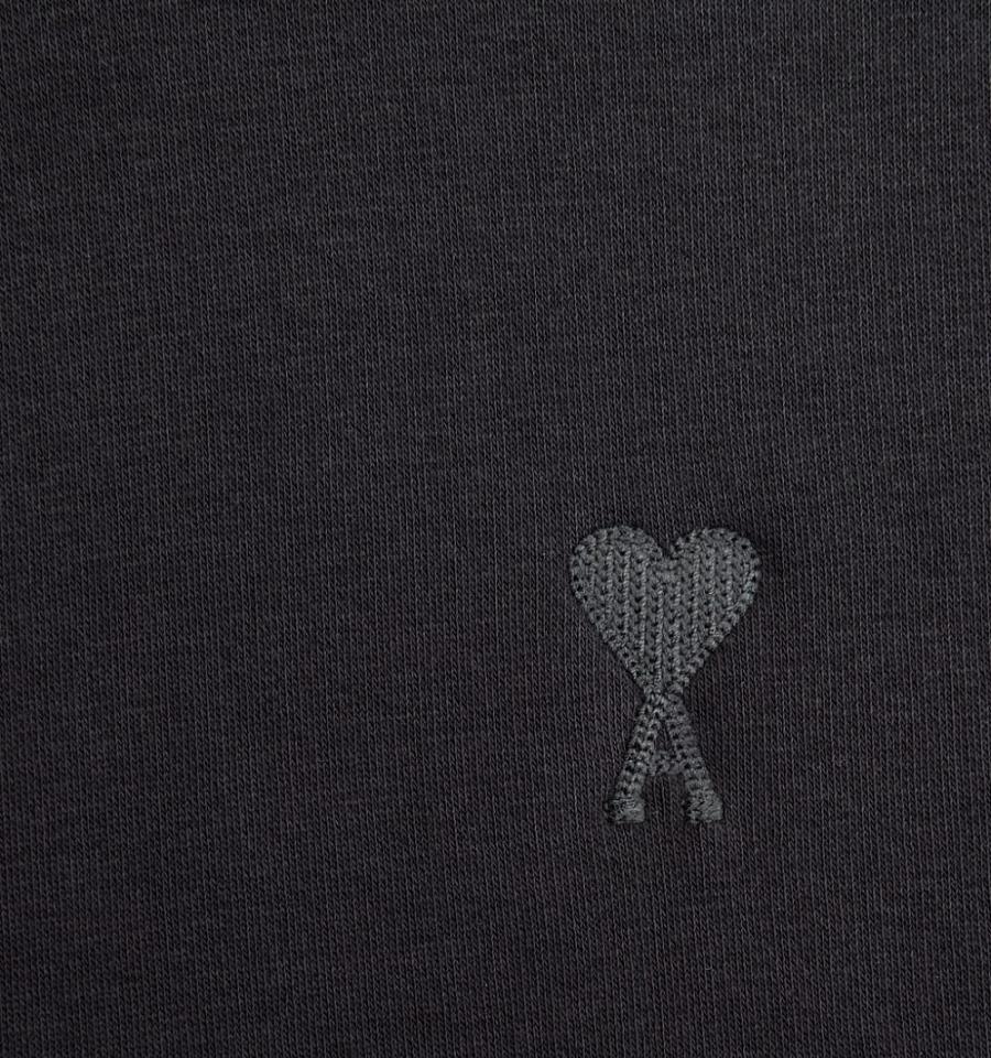 Grey Ami Paris Ami de Coeur Hoodies | ami_IE214