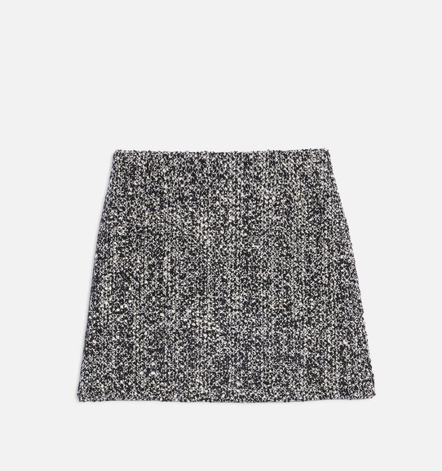 Grey Ami Paris Mini Skirts | ami_IE423