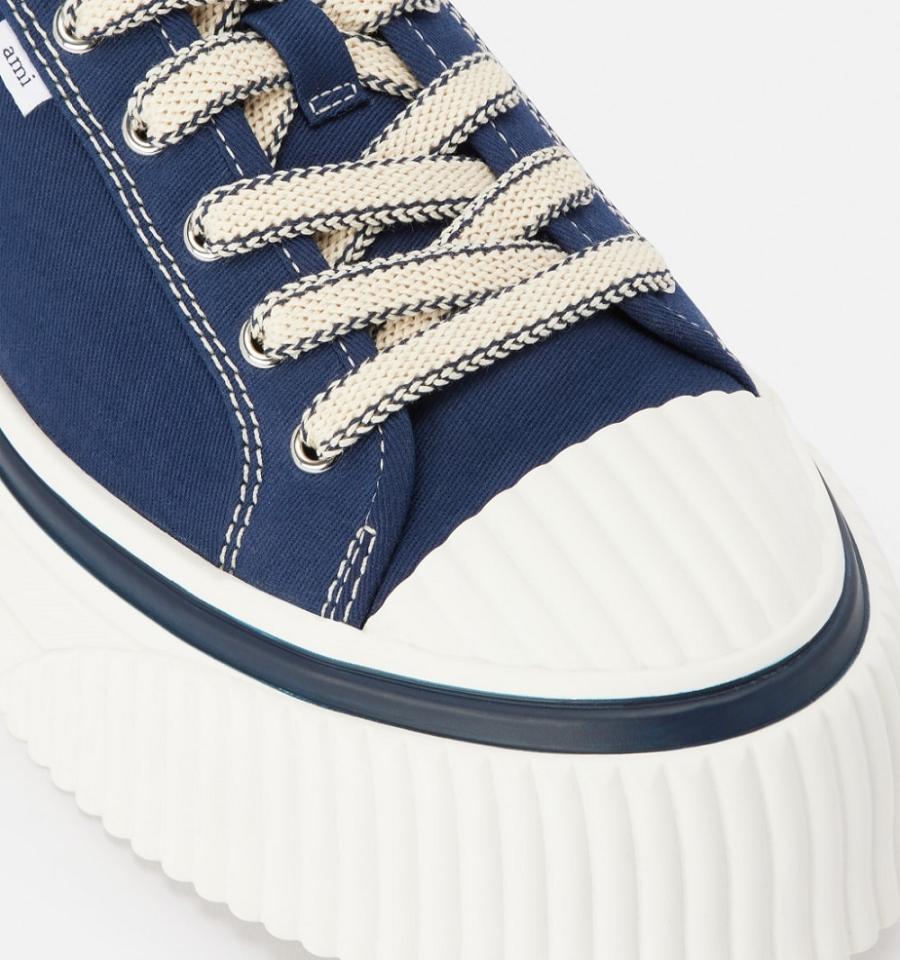 Navy Ami Paris Low Top Ami 1980 Sneakers | ami_IE589