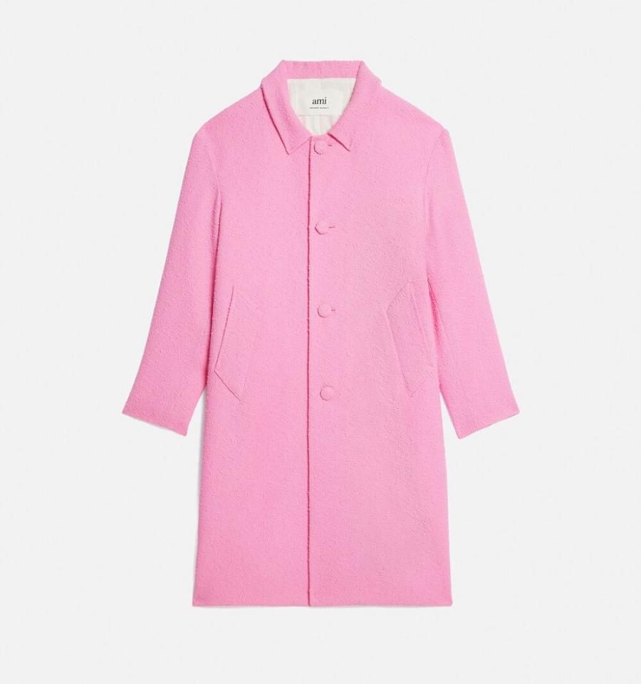 Pink Ami Paris Car Coats | ami_IE273