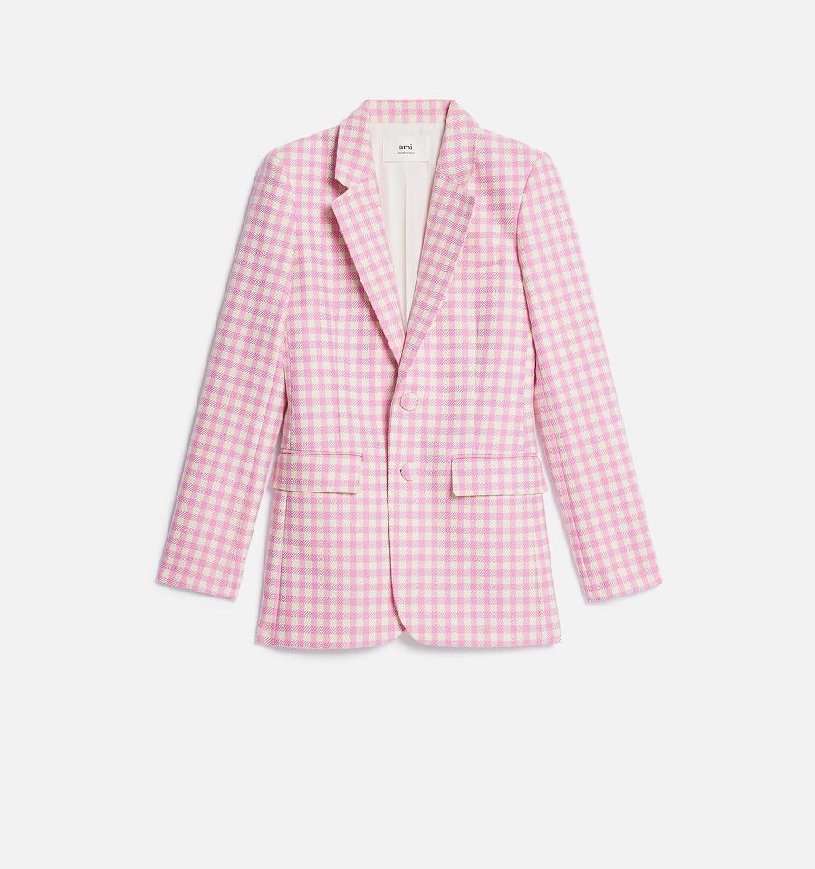 Pink Ami Paris Two Buttons Suits | ami_IE163