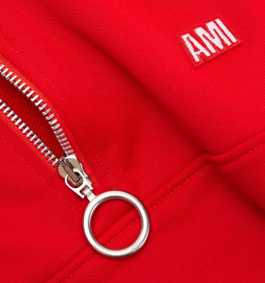 Red Ami Paris Sweatshirt Fly Sweatshirts | ami_IE241