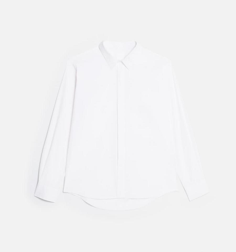 White Ami Paris Tonal Ami de Coeur Shirts | ami_IE309